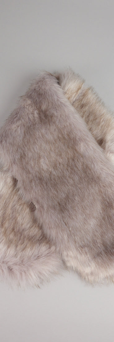 Ms. Diva Faux Fur Shawl