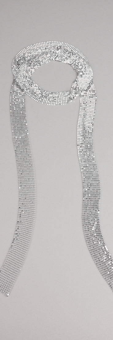 Make It Shine Skinny Scarf