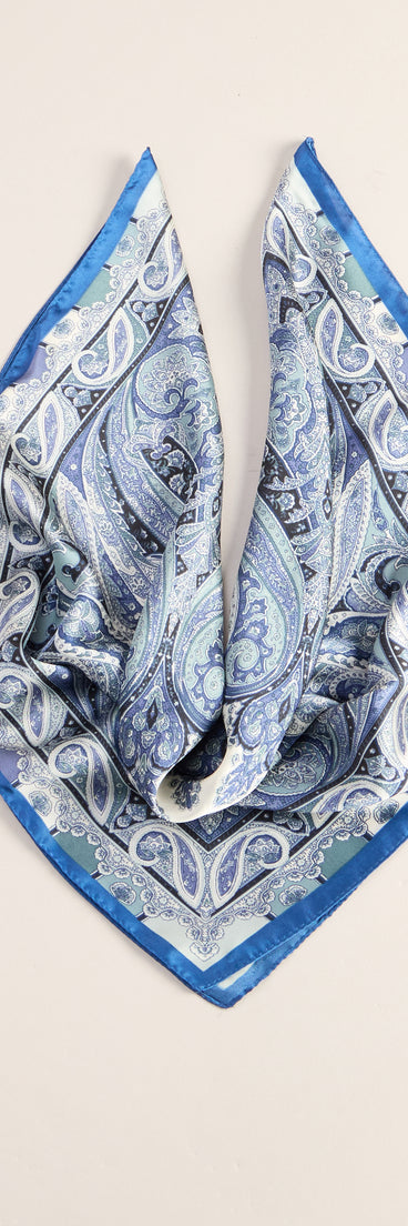 Coastal Daydream Satin Scarf