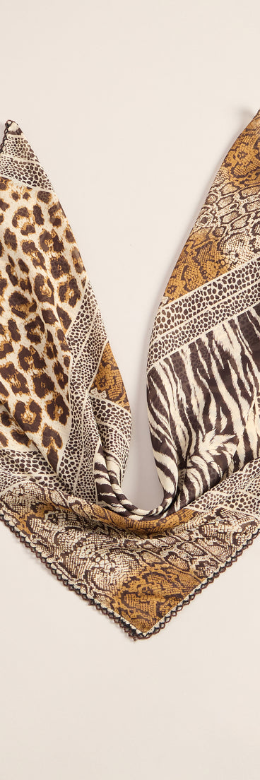 Jungle Chic Print Scarf