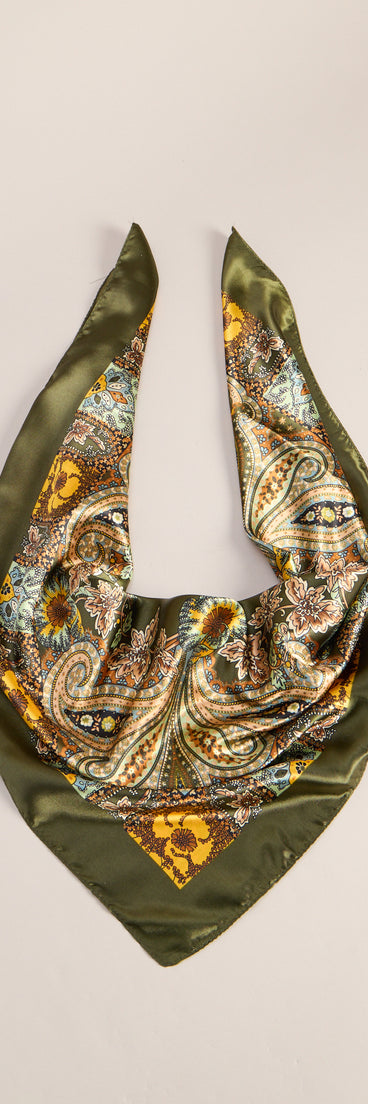 Packed In Style Paisley Scarf