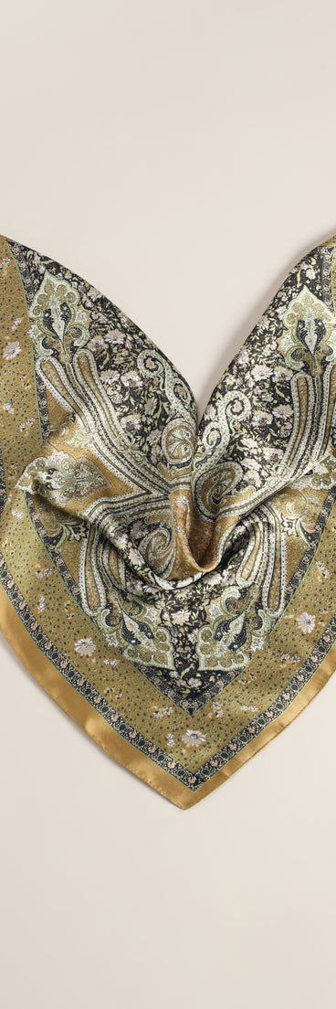 Styled on Repeat Paisley Print Scarf