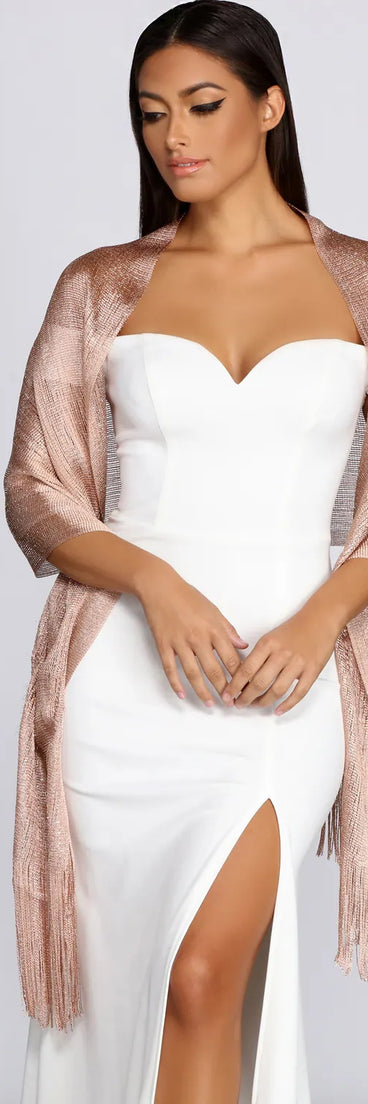 Crochet Fringe Shawl