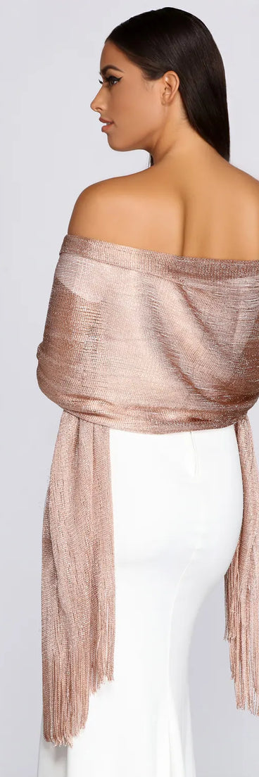 Crochet Fringe Shawl