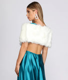 Into Fall Fur Shawl
