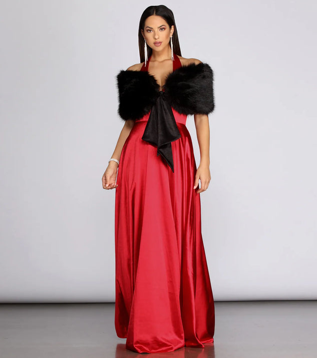 All Class Faux Fur Shawl Windsor
