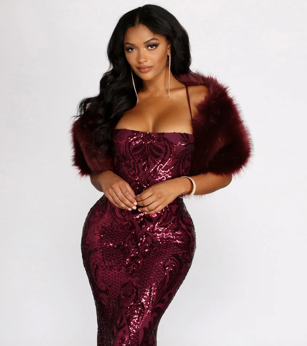 Ms. Diva Faux Fur Shawl