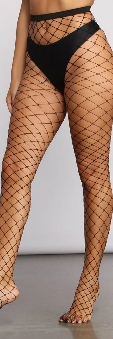 Hot Catch Fishnet Tights