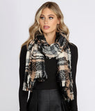 Tartan Plaid Blanket Scarf