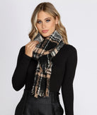 Tartan Plaid Blanket Scarf