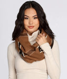 Window Pane Plaid Blanket Scarf