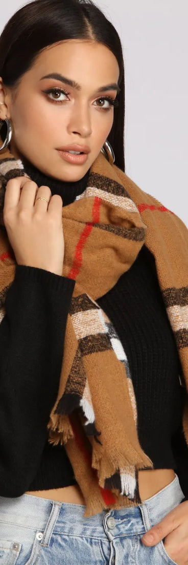 It's A Classic Plaid Scarf