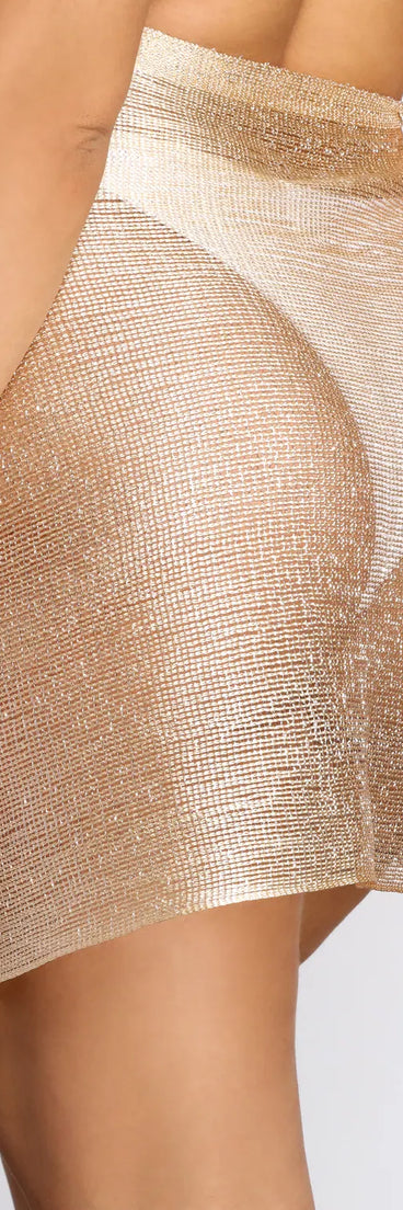 Catch Your Eye Sparkling Fringe Shawl