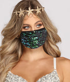 Sequin Face Mask With Earloops
