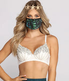 Sequin Face Mask With Earloops