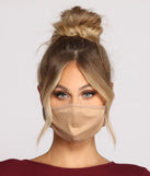 Keep It Chic Mocha Face Mask With Earloops