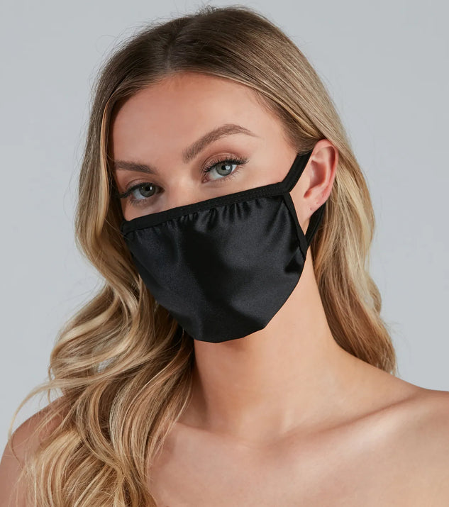 Chic Moment Satin Face Mask