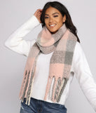 Pretty In Plaid Blanket Scarf