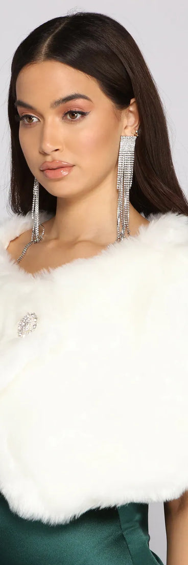 Luxe Life Faux Fur Shawl
