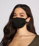 Glitz and Glitter Face Mask with Earloops