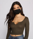 Glitz and Glitter Face Mask with Earloops