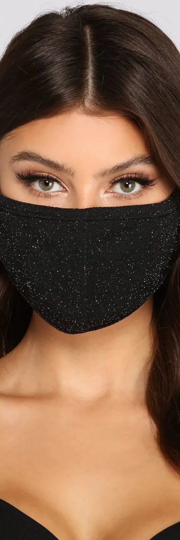 Glitter Face Mask