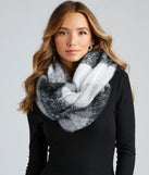 Wrapped In Cozy Feels Plaid Scarf