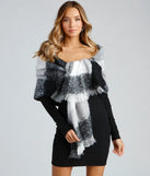 Wrapped In Cozy Feels Plaid Scarf
