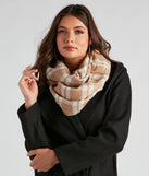 Keep It Neutral Plaid Scarf