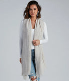 Cuddle Up Knit Blanket Scarf