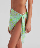 Sassy Swirl Swim Sarong