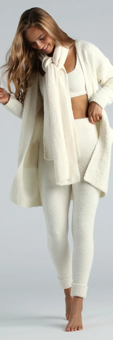 Cozy Up Long Chenille Fuzzy Scarf