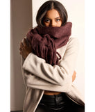 Layered In Luxe Oversized Fringe Scarf