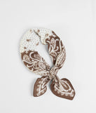 Boho-Chic Paisley Knit Scarf