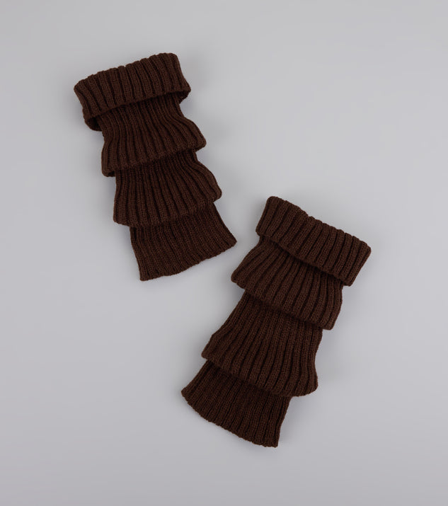 Get inspired with the Stylish Layer Rib Knit Leg Warmers, a feed-worthy piece that’s part of Windsor's updated and curated women’s clothing edit packed with must-have fall outfit ideas.