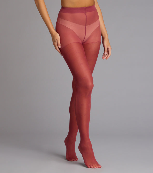Sweet Detail Jacquard Bow Tights