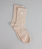 Inhale Exhale Grip Crew Socks
