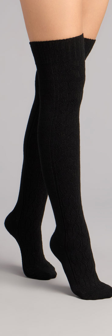 Toasted Cozy Knit Socks