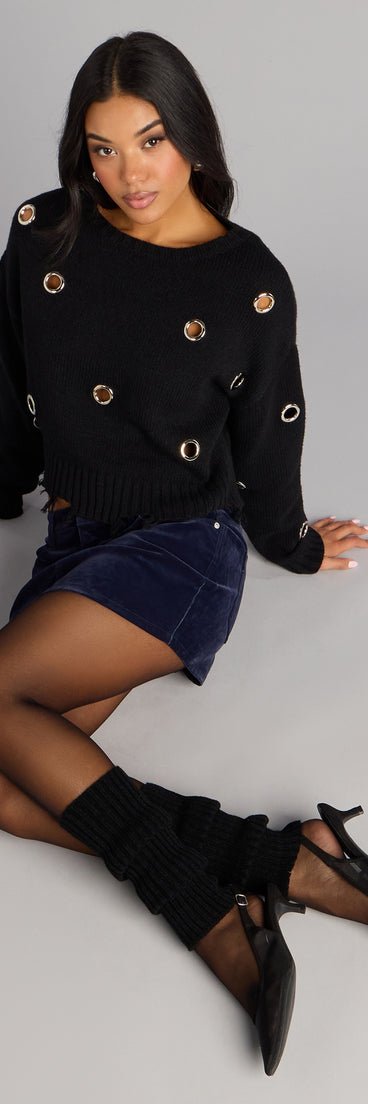 Stylish Layer Rib Knit Leg Warmers