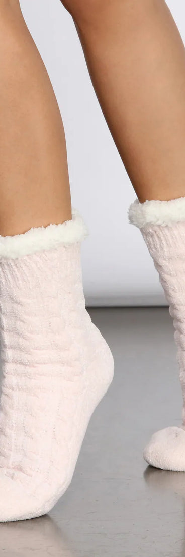 Cozy Non Slip Knit Socks