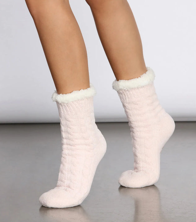 Cozy Non Slip Knit Socks