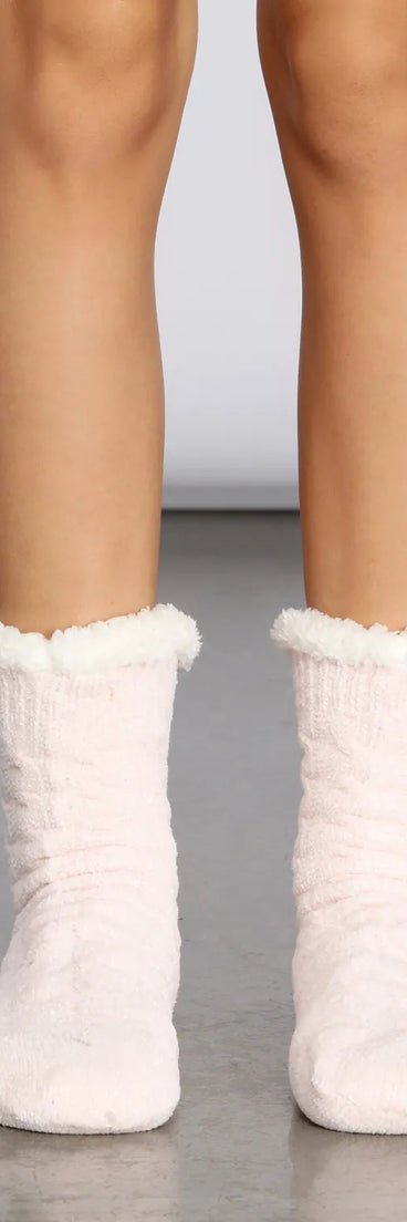 Cozy Non Slip Knit Socks