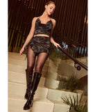 Whether you're dressing up for a romantic date or a Galentine's event, the Supportive Sheer Stockings in black are the perfect accessory to elevate your Valentine's Day outfit.