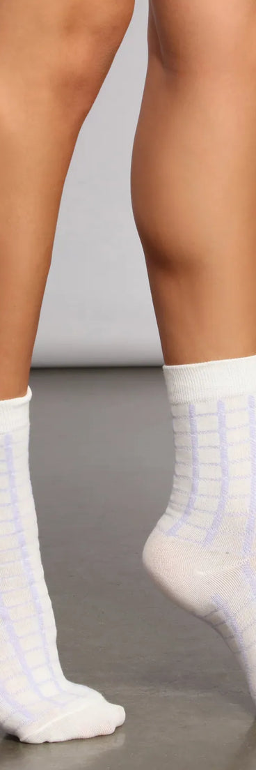 Plaid And Pretty Two Pack Socks