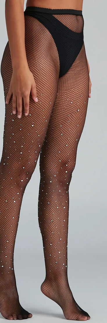 Edgy Glam Vibes Fishnet Tights