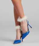 Diva Day Marabou Trim Socks
