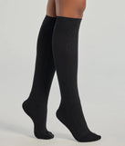 Basic Vibes Under-The-Knee Socks