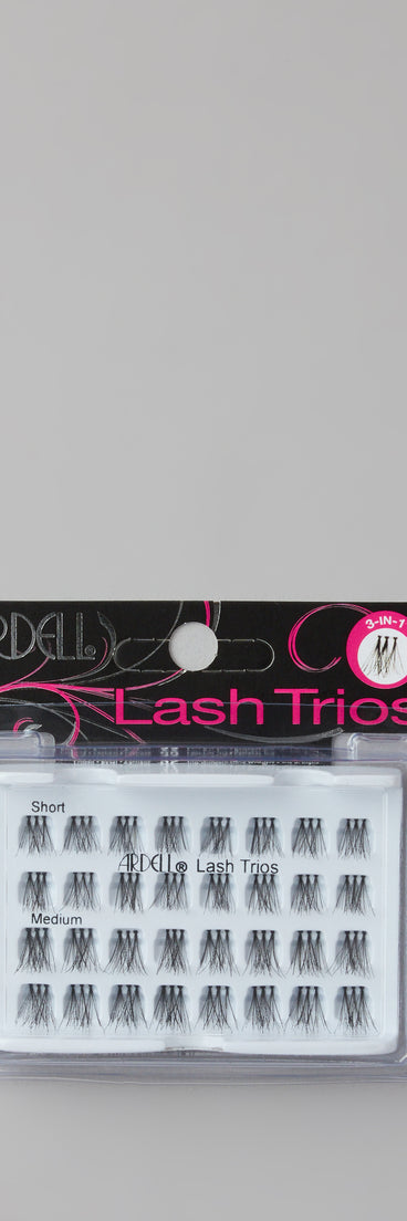 Style your vibe in seconds with the Ardell Faux Lash Trios, a fashion accessories essential that completes any outfit with ease.