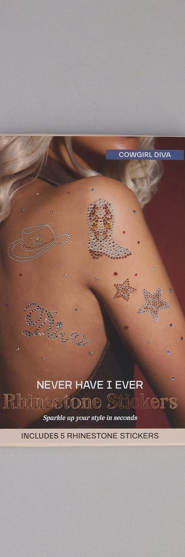 Never Have I Ever Cowgirl Stickers