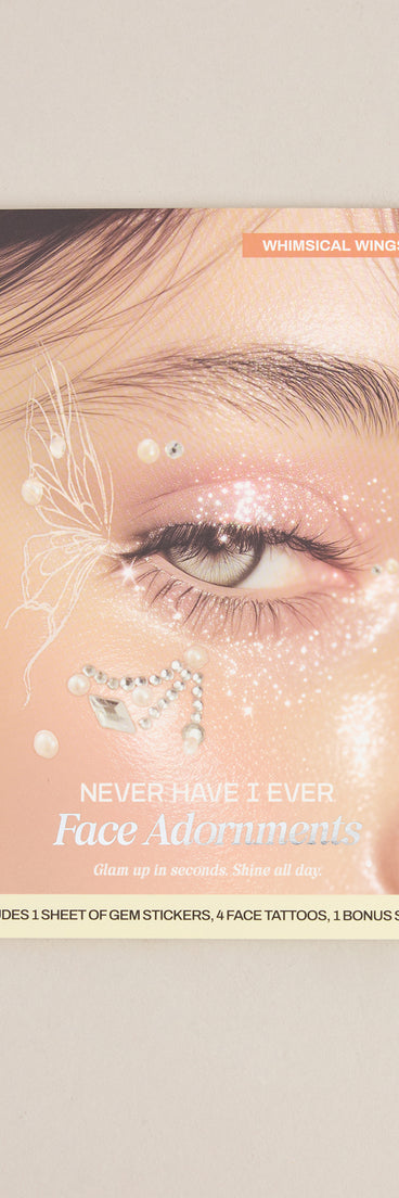 Starry Eyed Gem Stickers And Face Tattoos Set
